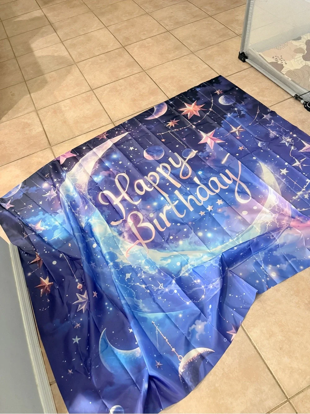 60th Birthday Party Décor Kit - White & Blue